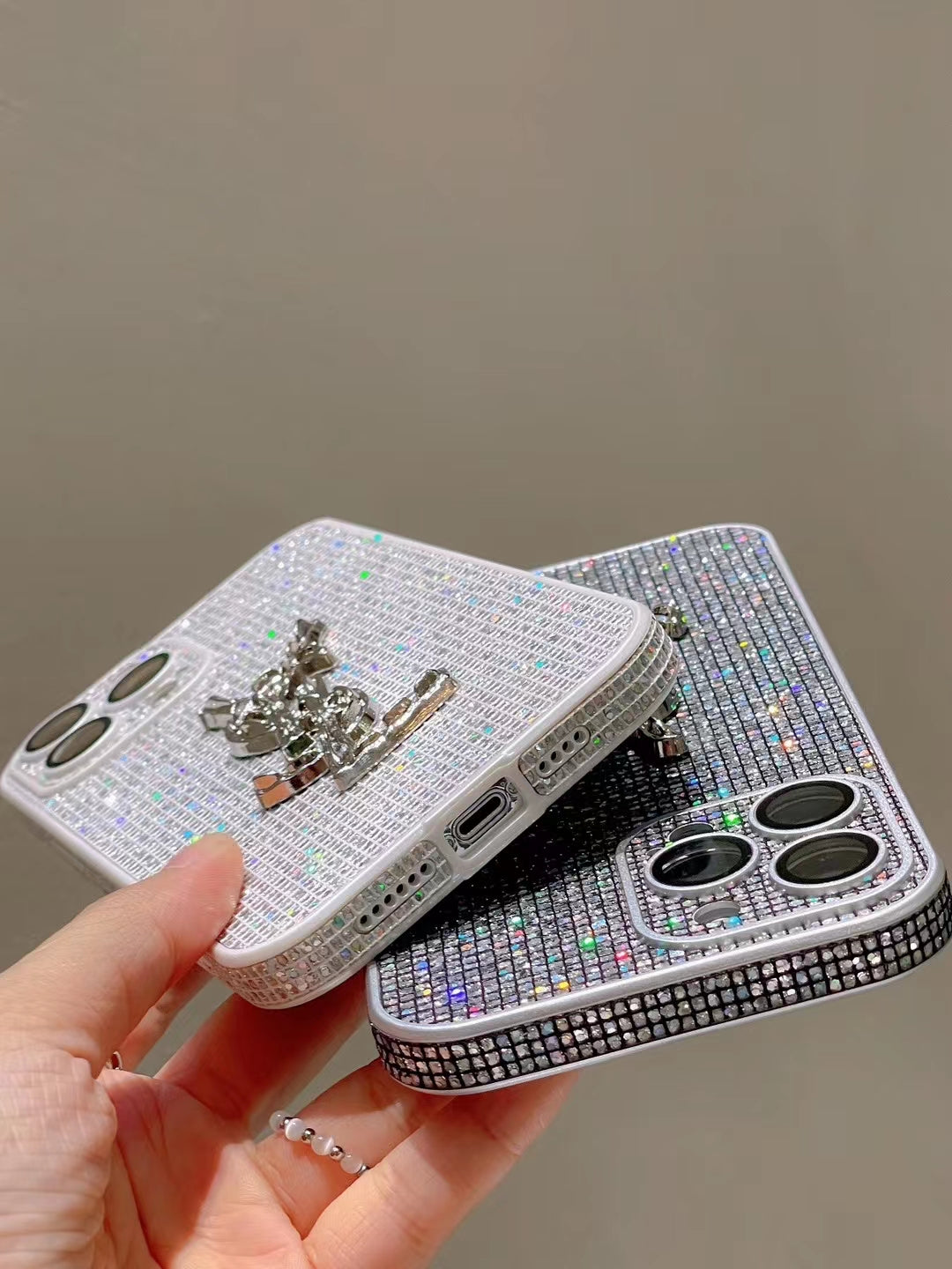 Lussuose custodie per iPhone glitter