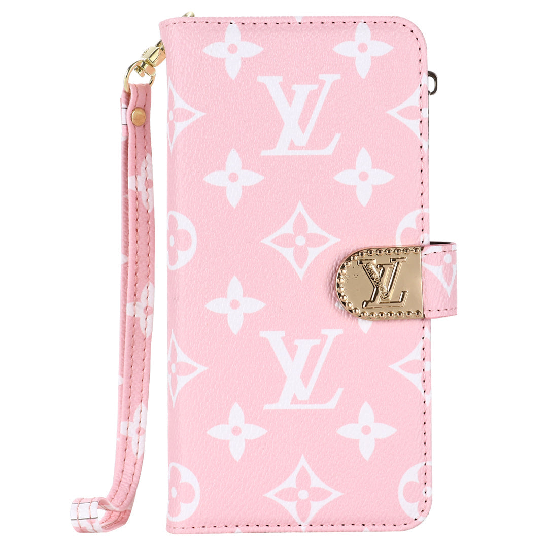 Monogram Canvas Leather Carteira Samsung Casel Case