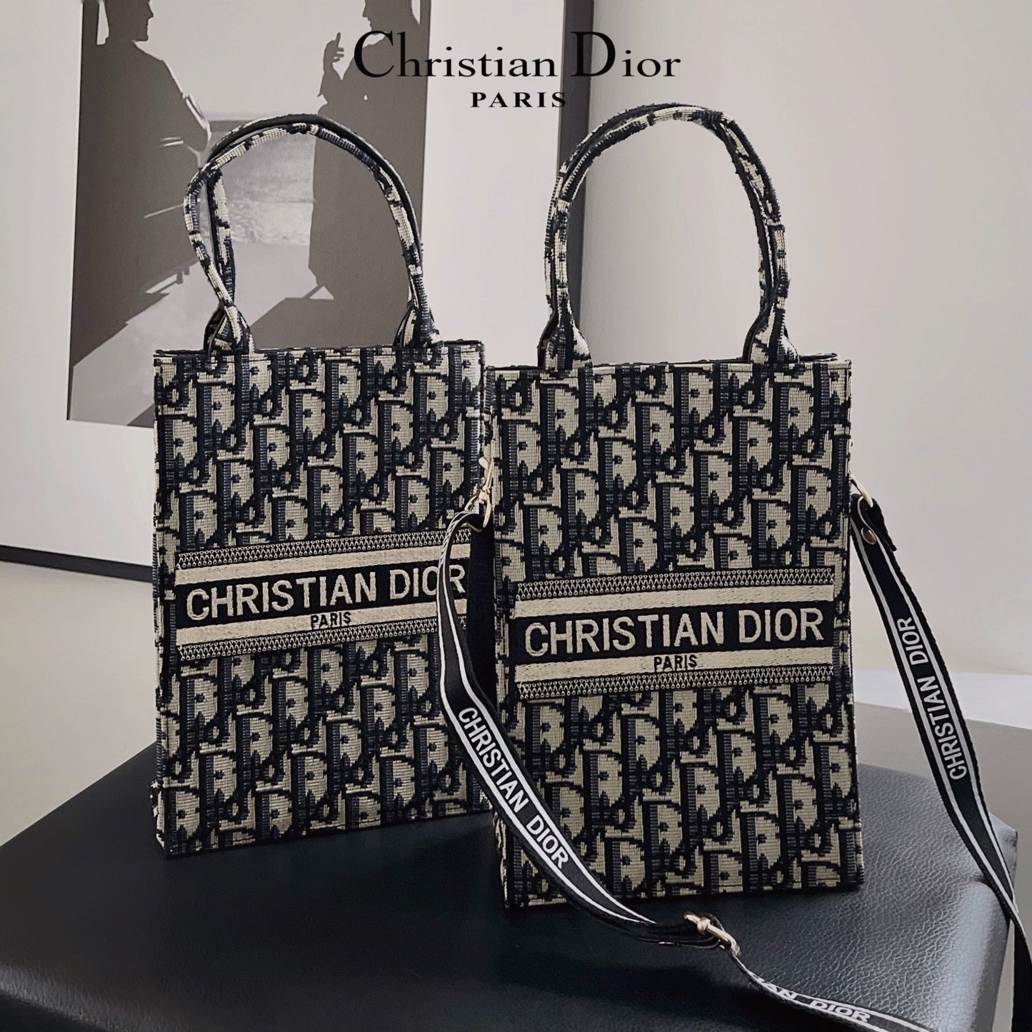 Klasický tote taška s popruhem Crossbody