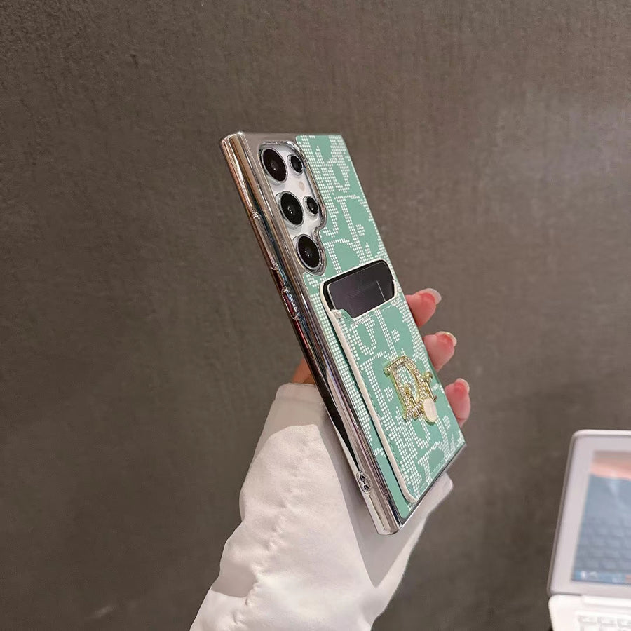 Elegantní ikonická módní pouzdro Samsung s kapsou karty