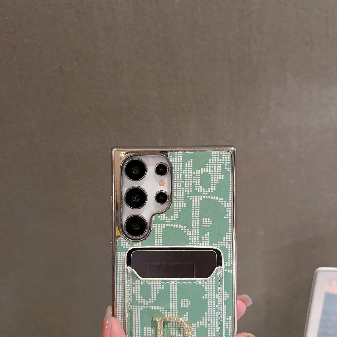 Elegantní ikonická módní pouzdro Samsung s kapsou karty