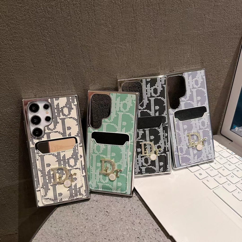 Elegantní ikonická módní pouzdro Samsung s kapsou karty