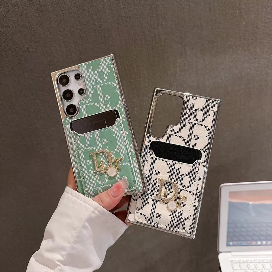 Elegantní ikonická módní pouzdro Samsung s kapsou karty