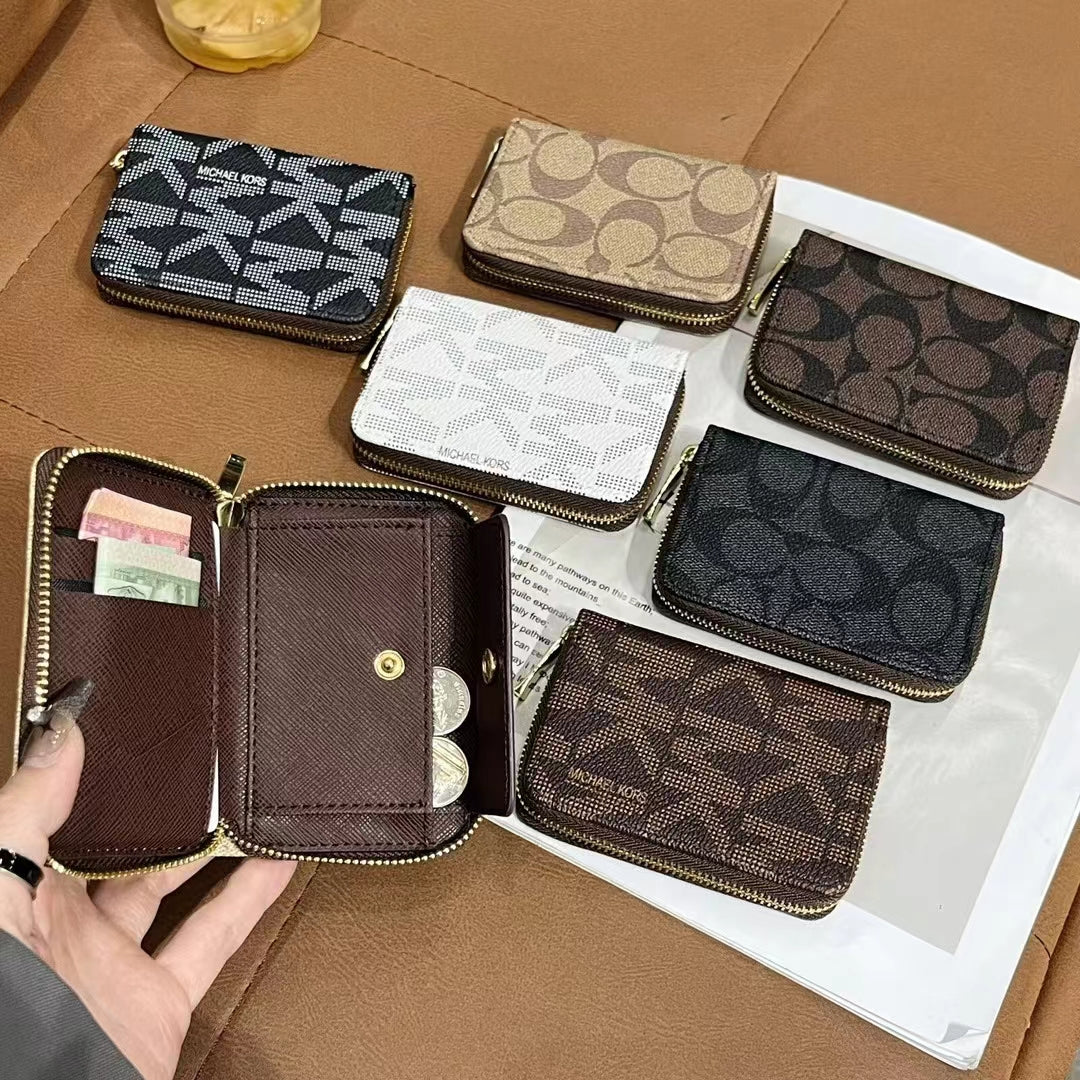 Πολυτελές MK & Co-Inspired Zipper Wallet Collection