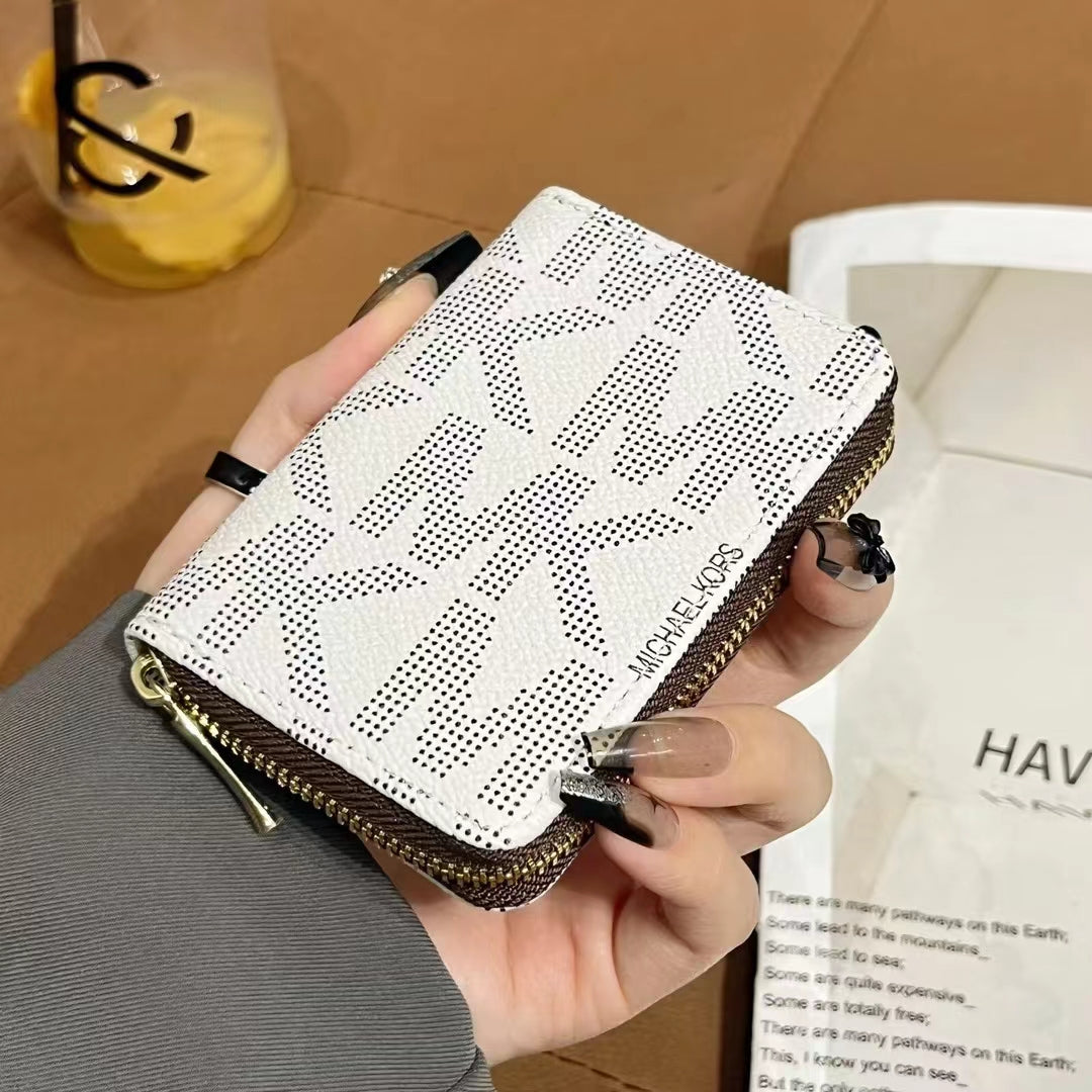 Πολυτελές MK & Co-Inspired Zipper Wallet Collection