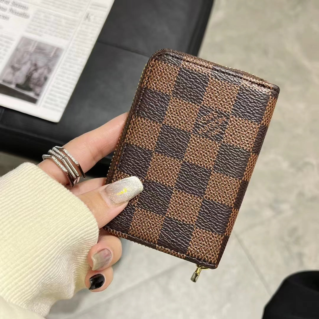 Ylellinen monogrammi vetoketjullinen lompakkokokoelma - LV, GG ja BBR