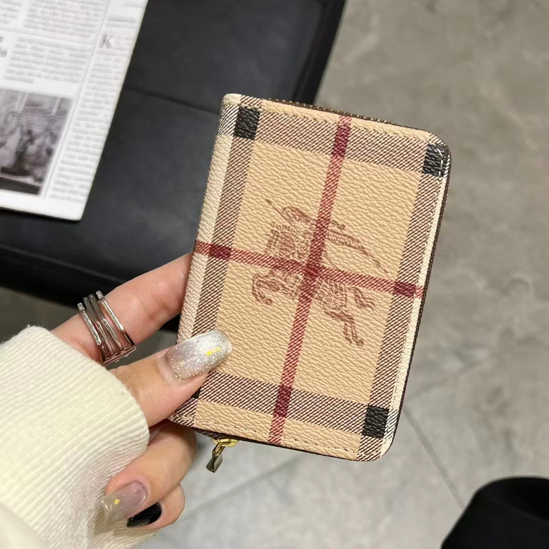 Ylellinen monogrammi vetoketjullinen lompakkokokoelma - LV, GG ja BBR