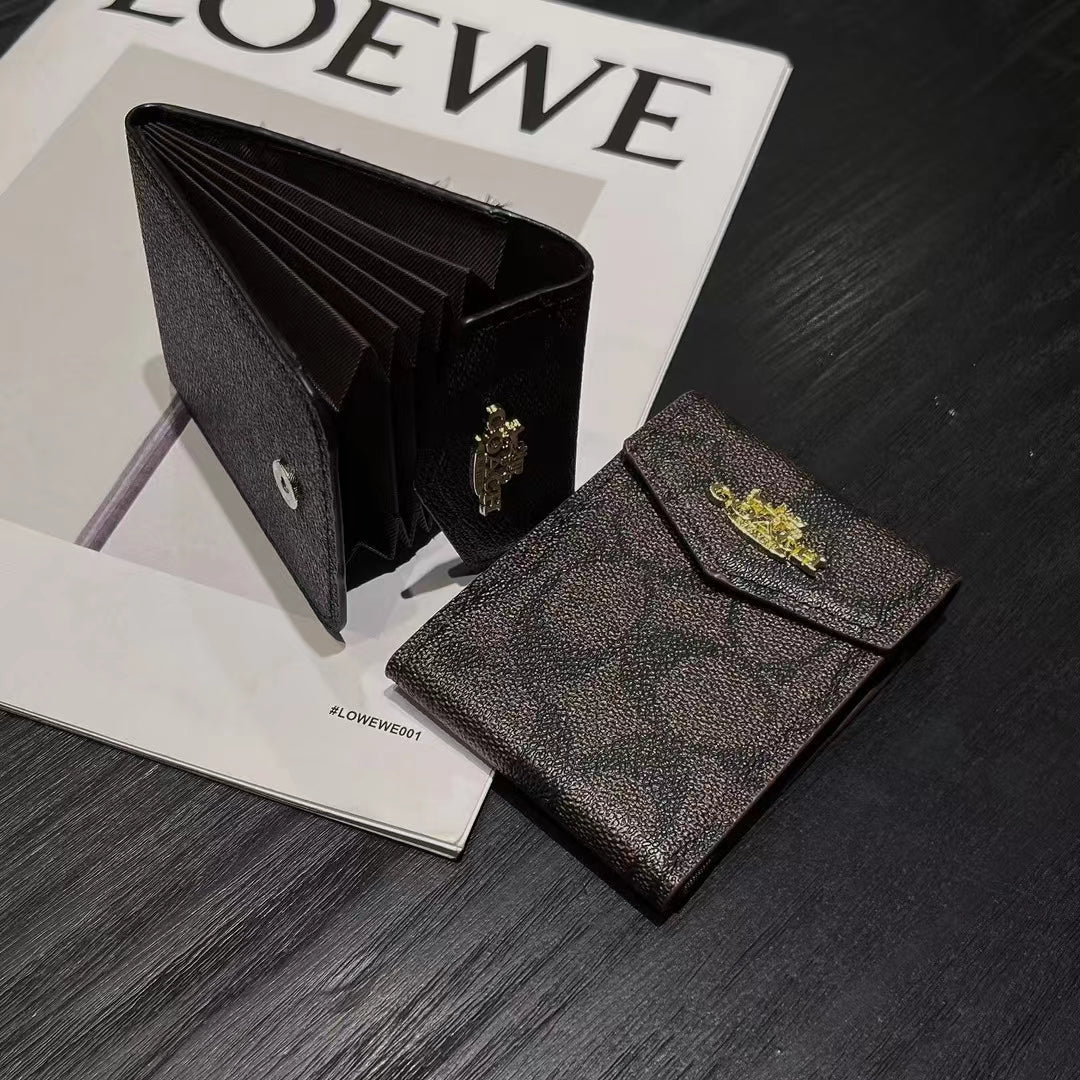 Luksus MK & Co -inspirert monogramkortholder lommebøker