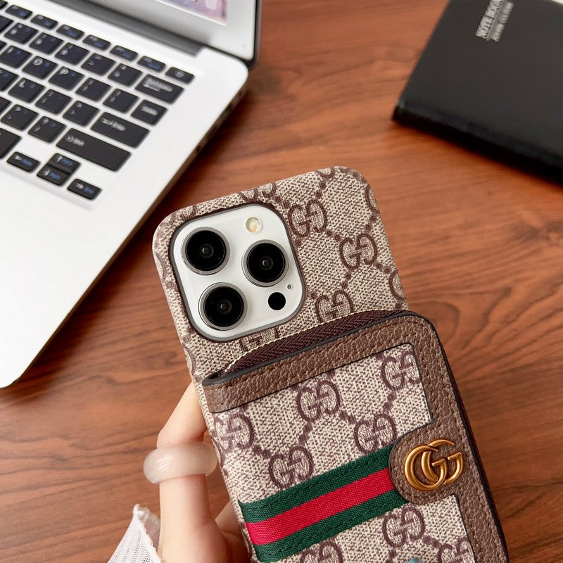 Custodia per iPhone del titolare della carta Lou GG