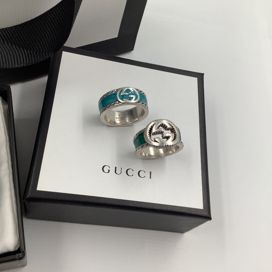 Blue- Green Good Ring & Bracelet