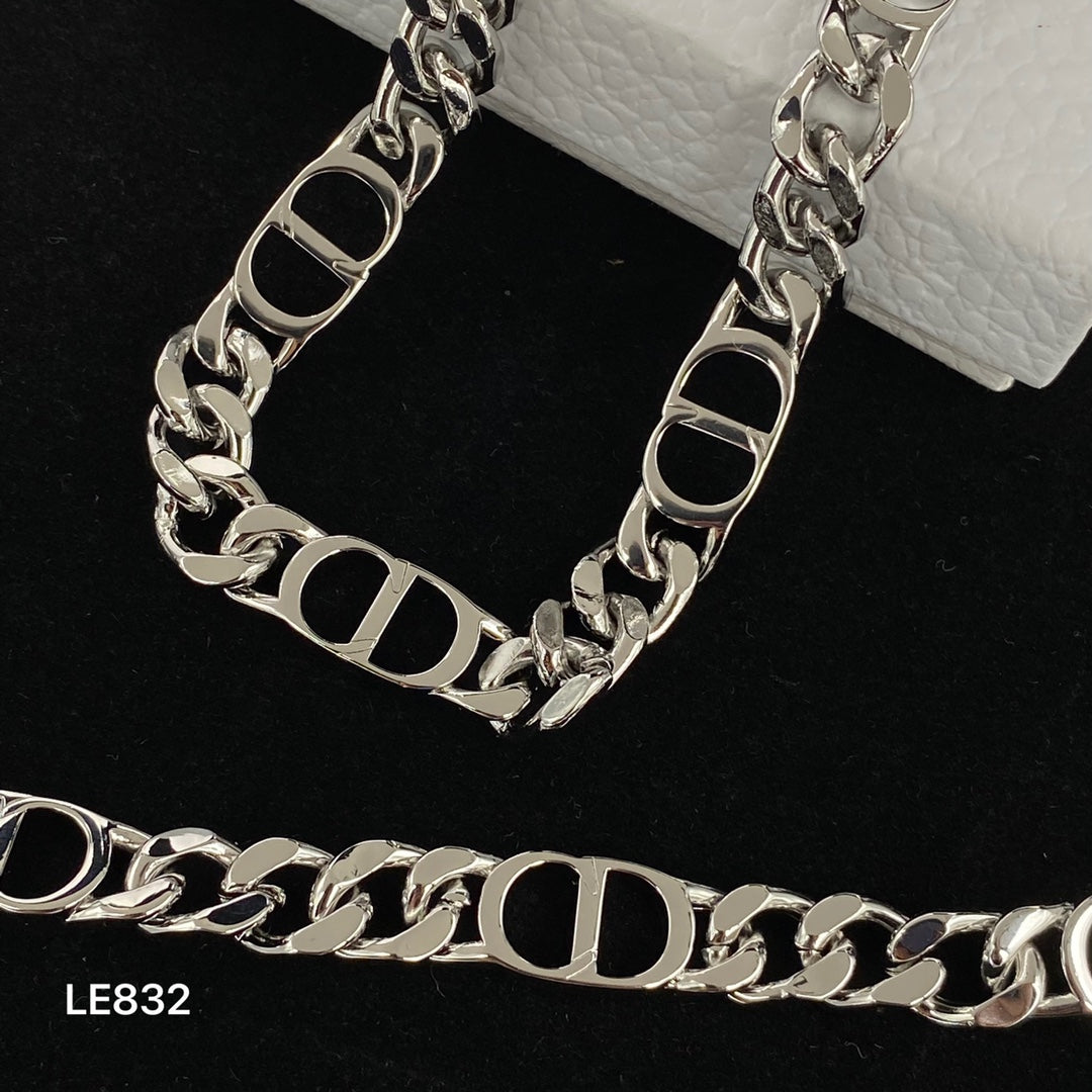 Dove Chain Bracelet & Necklace Set