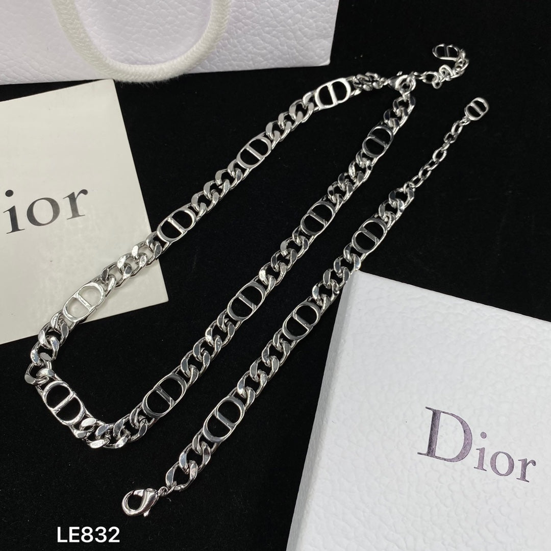 Dove Chain Bracelet & Necklace Set