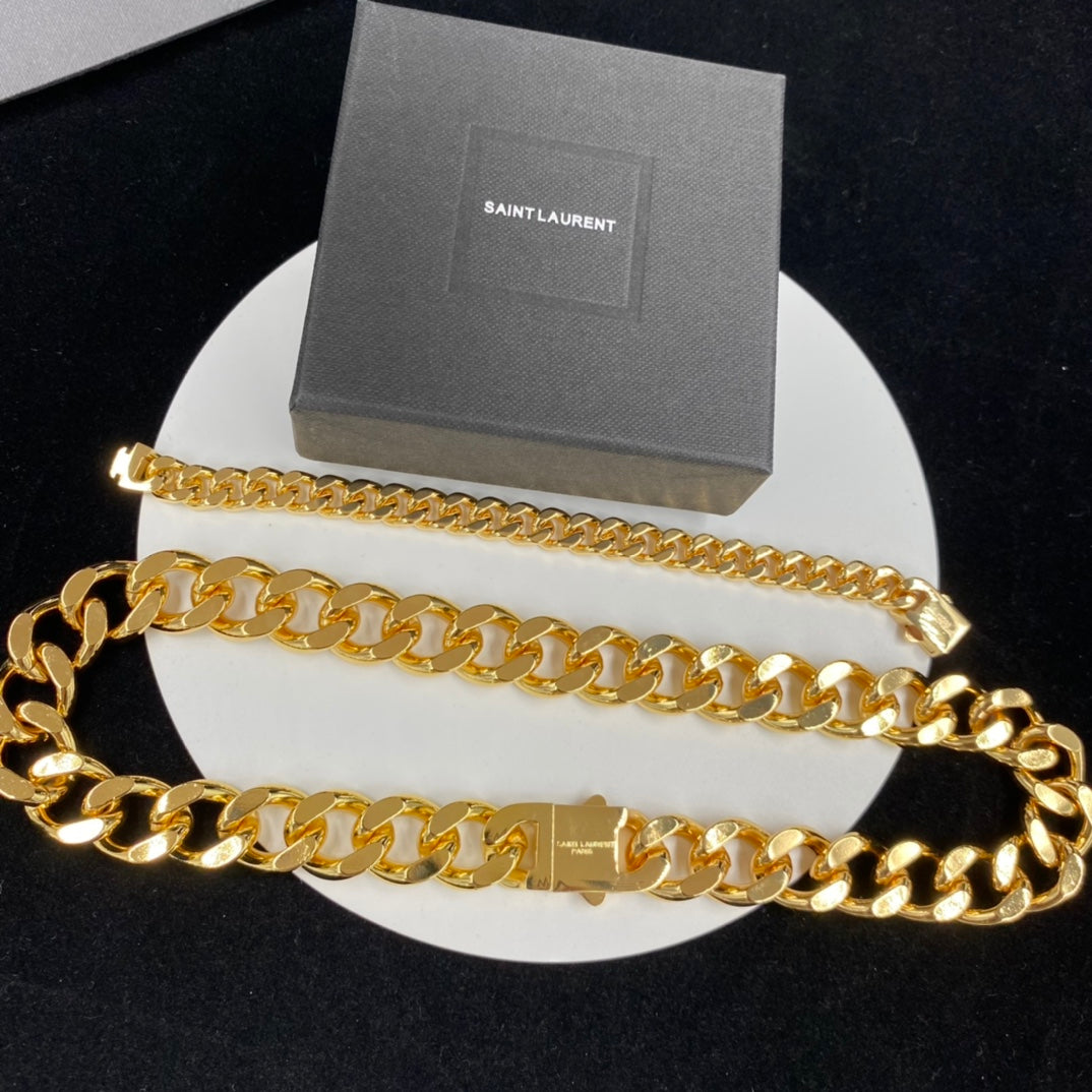 Yes Cuba Necklace & Bracelet Chain Set