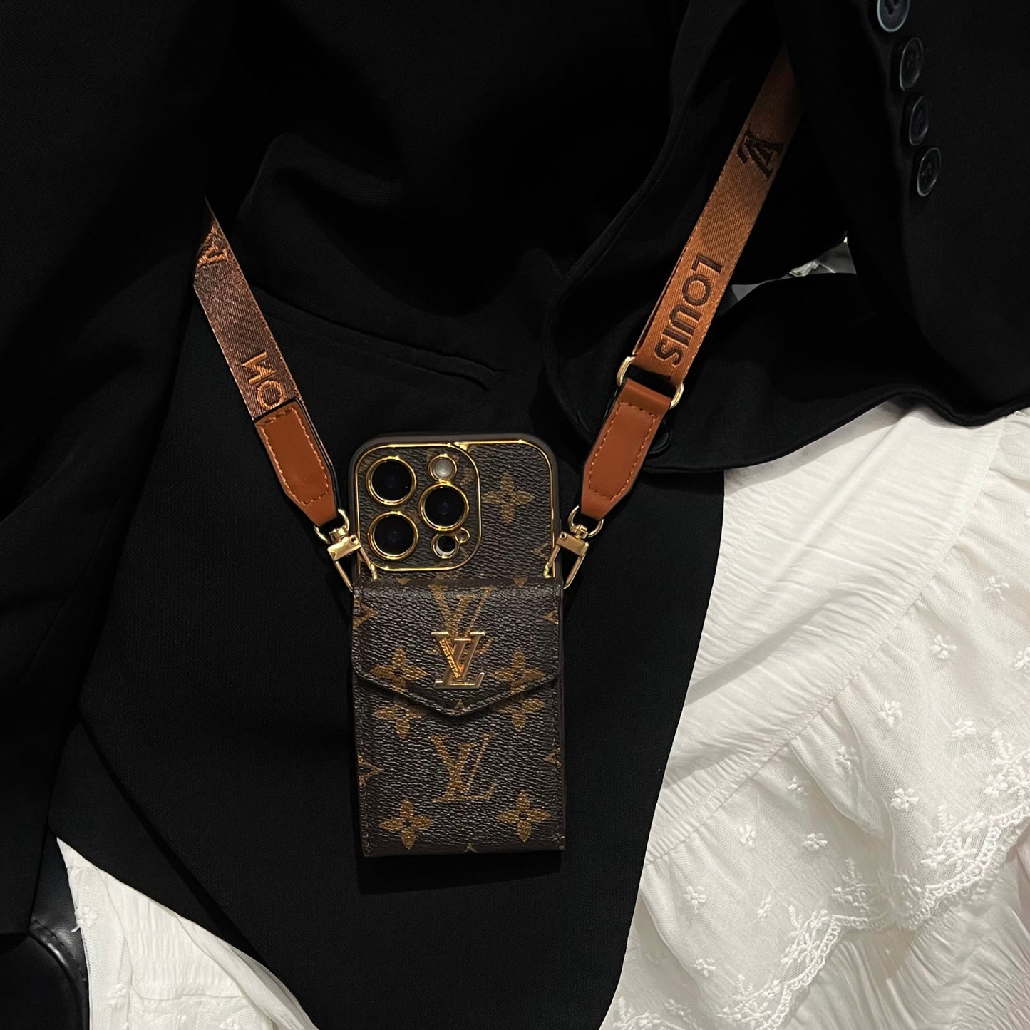 2025 Nieuwe klassieke luxe kaarthouder telefoonhoesje 💎📱