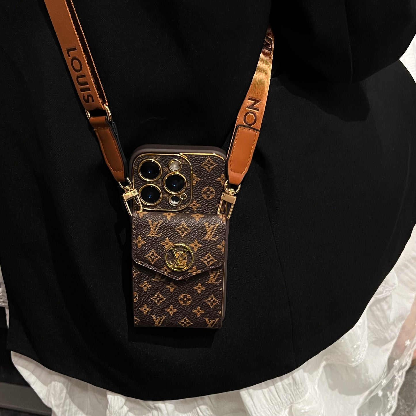 2025 Nieuwe klassieke luxe kaarthouder telefoonhoesje 💎📱