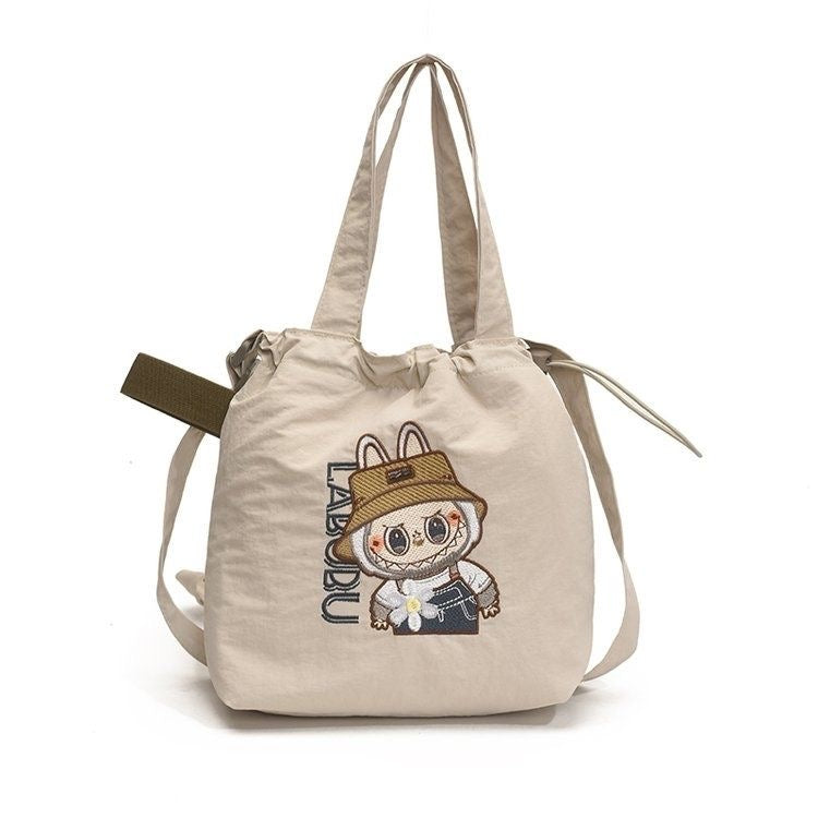 Labubu Explorer Tote Bag - Cute Meets 유틸리티