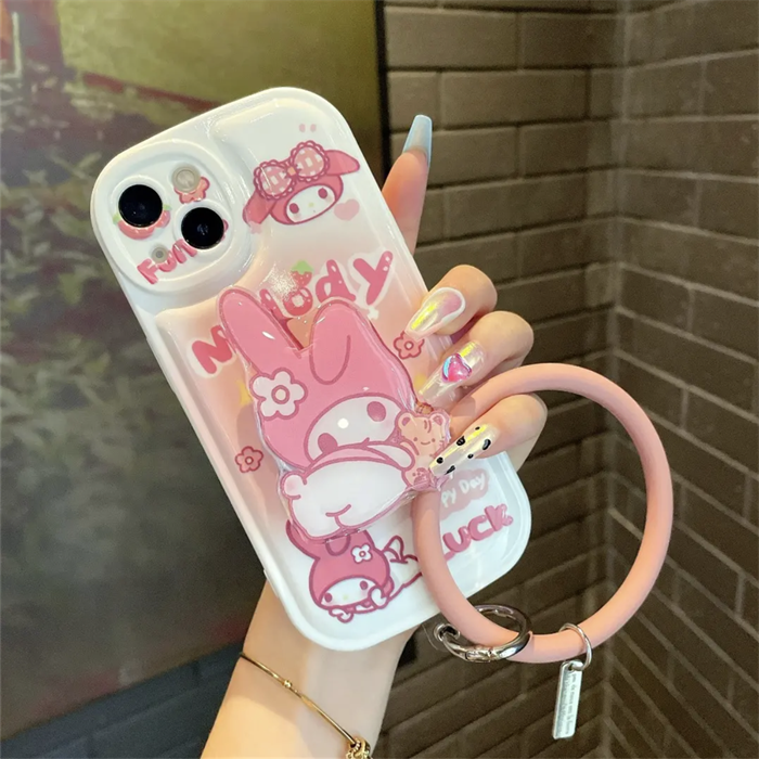 My Melody & Kuromi Pop Socket Iphone Case