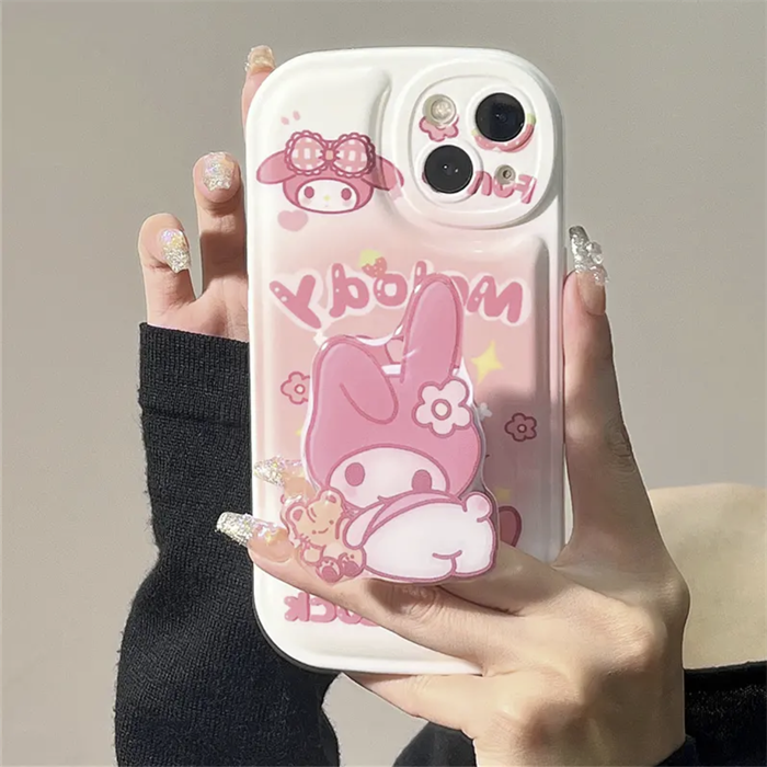 My Melody & Kuromi Pop Socket Iphone Case