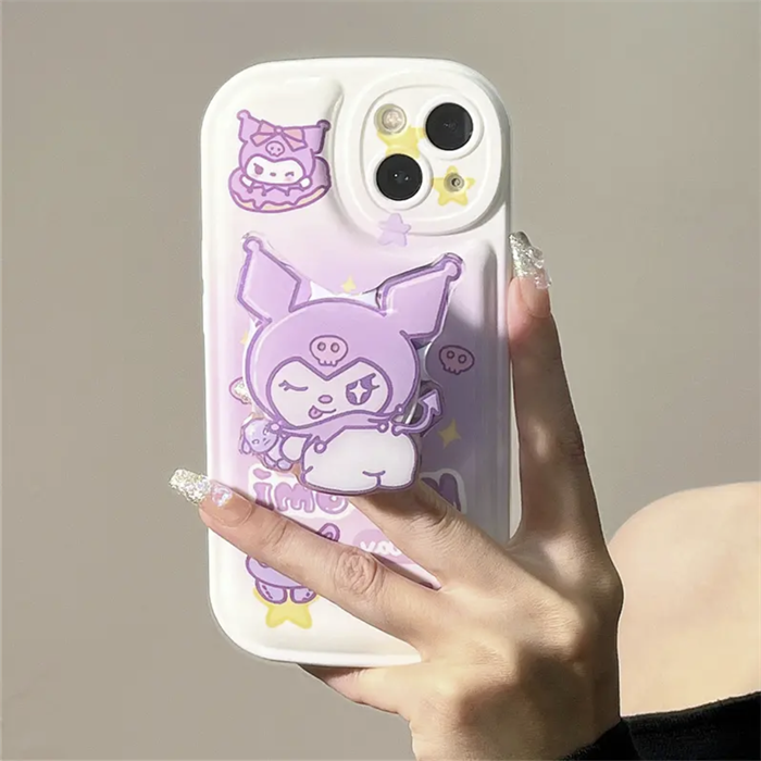 My Melody & Kuromi Pop Socket Iphone Case