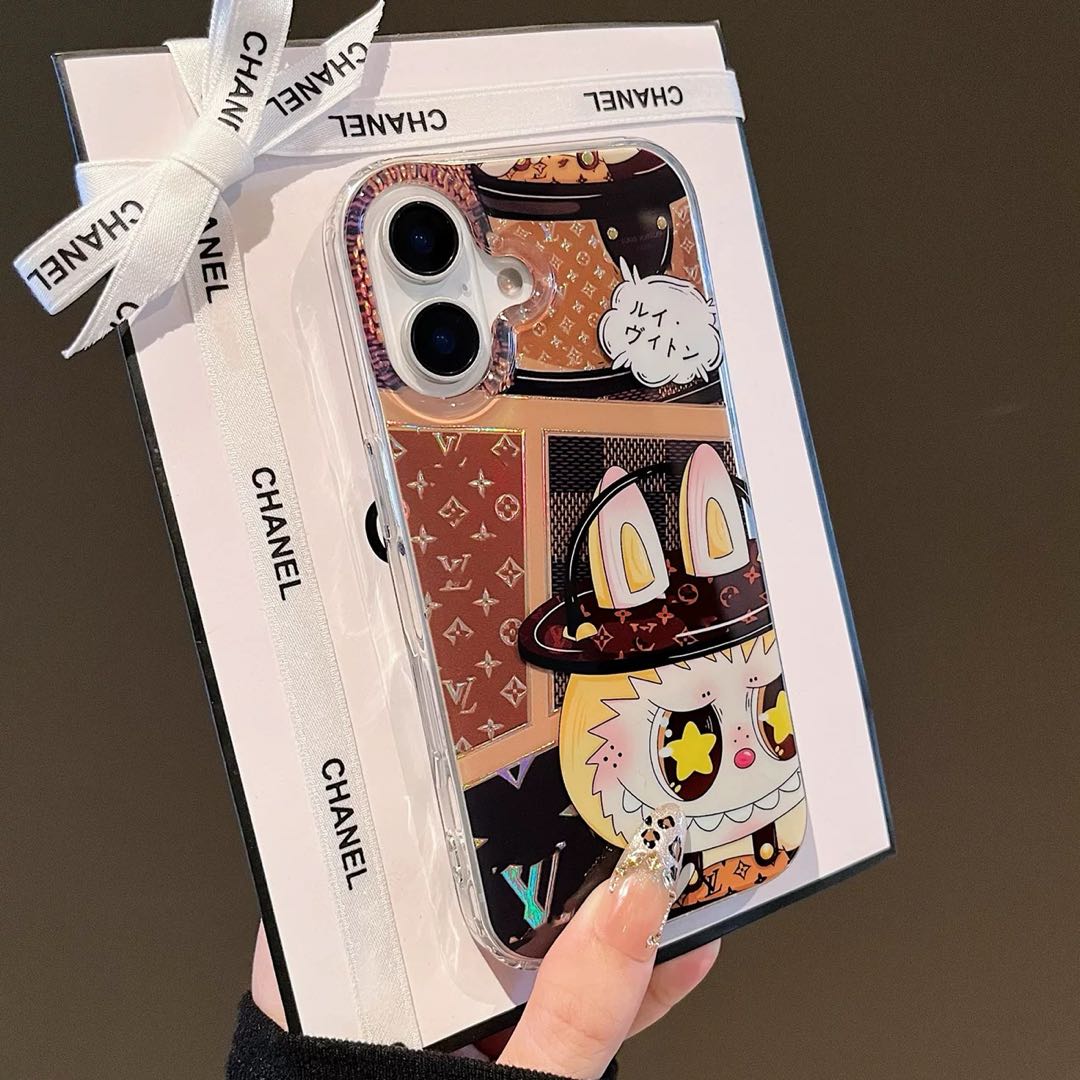 Custodia per il telefono coniglietto di cartoni animati ispirato | Monogram elegante e design carino per iPhone