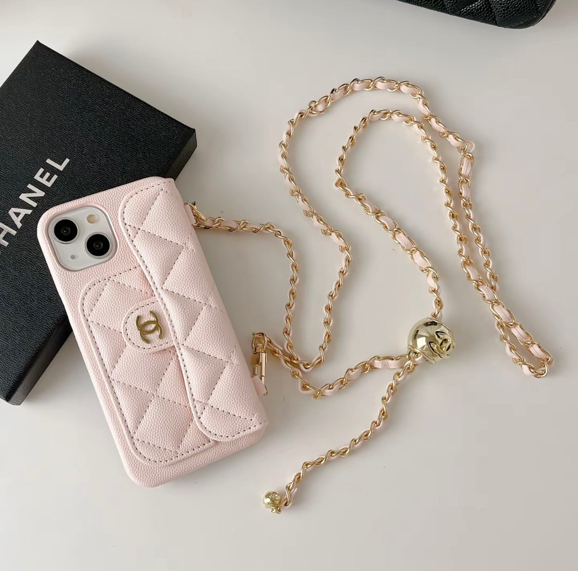 Πολυτελές τσάντα τηλεφώνου crossbody με ιμάντα