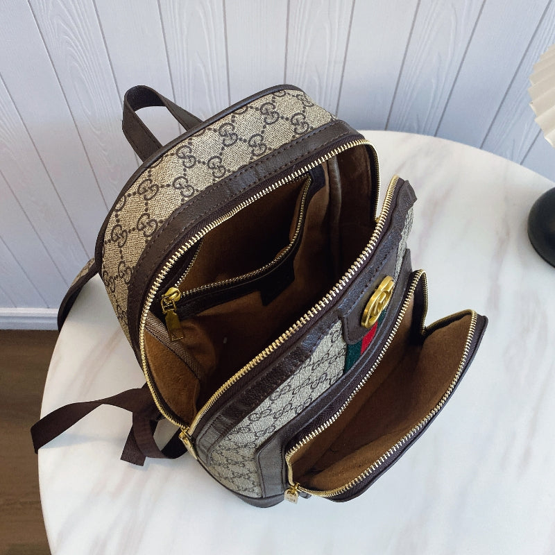 Luxury Monogram Backpack | Vintage Inspired Travel & Daily Bag
