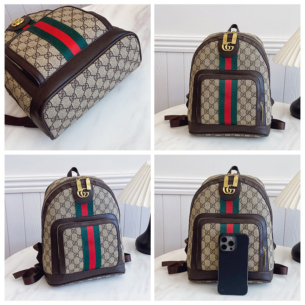 Luxury Monogram Backpack | Vintage Inspired Travel & Daily Bag
