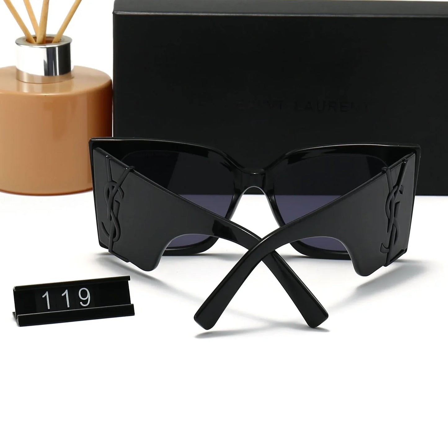 Óculos de sol de grande estrutura de luxo Y-018