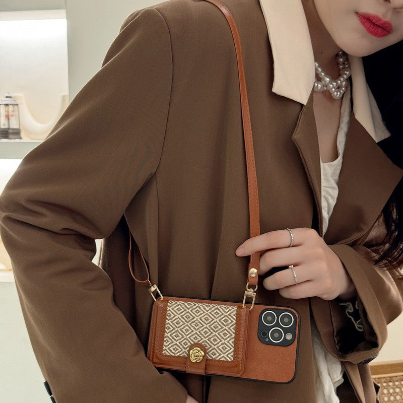CC CC CAMELLIA Crossbody Case iPhone