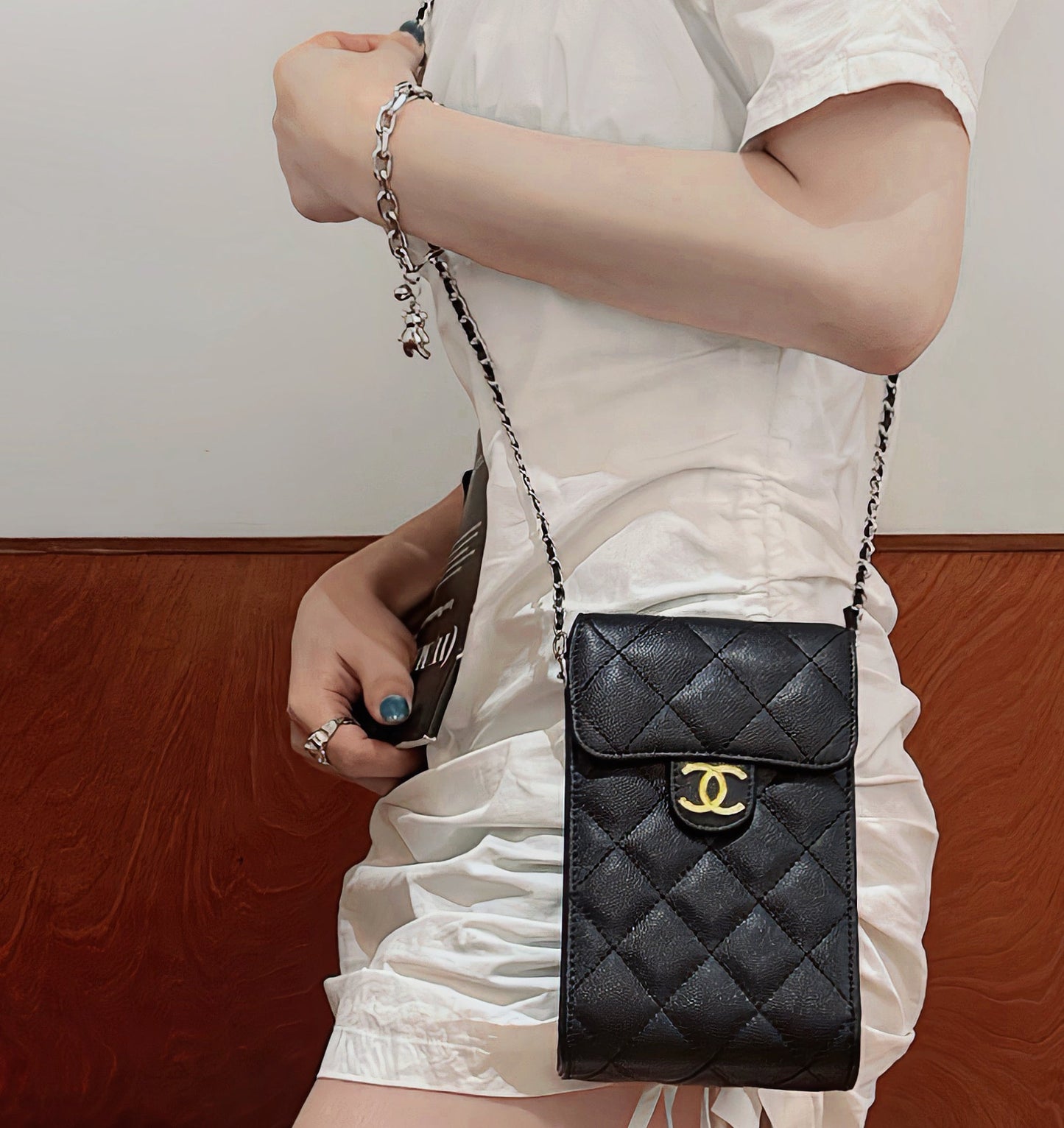 Crossbody Leder -Telefontasche