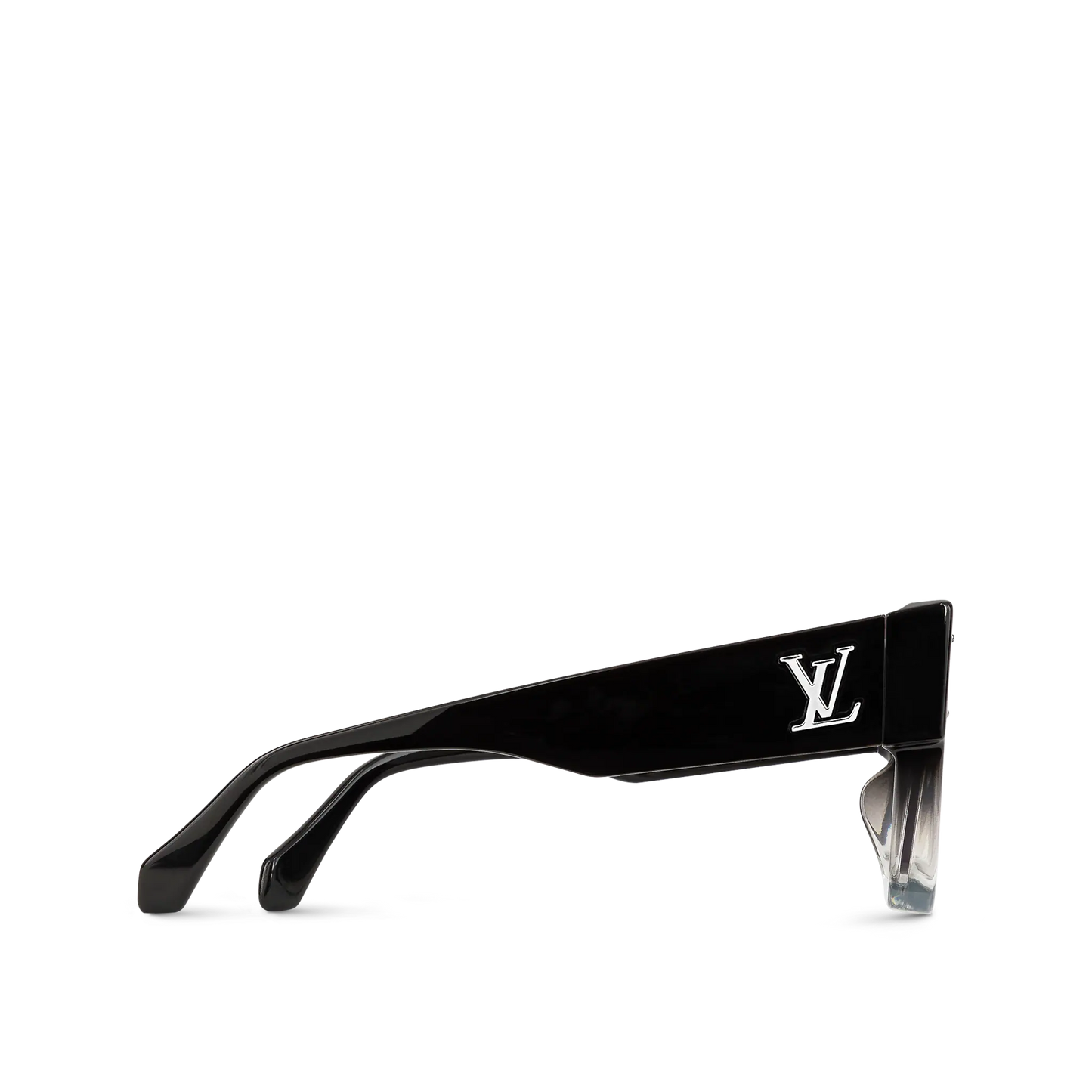 Gafas de sol con ciclón negro de gradiente caliente
