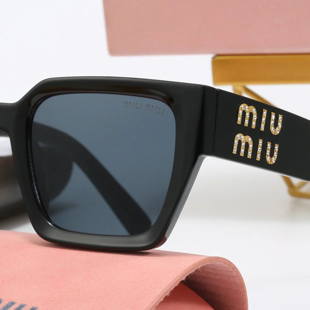 Luxury Square Frame Universal Solglasögon 4018