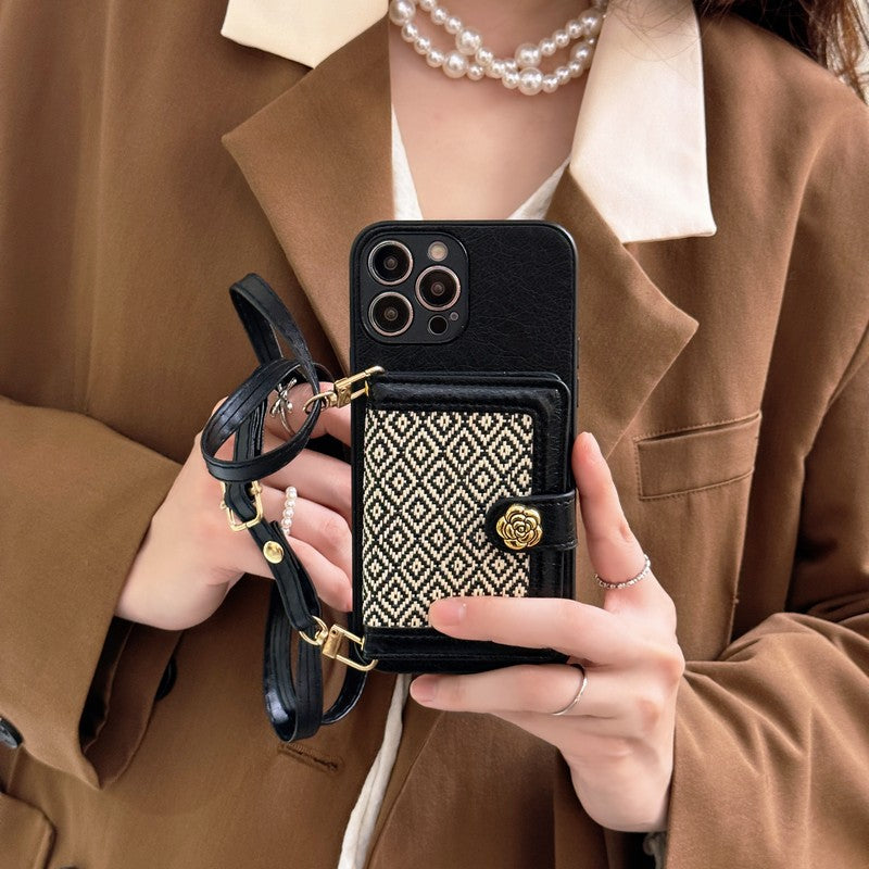 CC CC CAMELLIA Crossbody Case iPhone