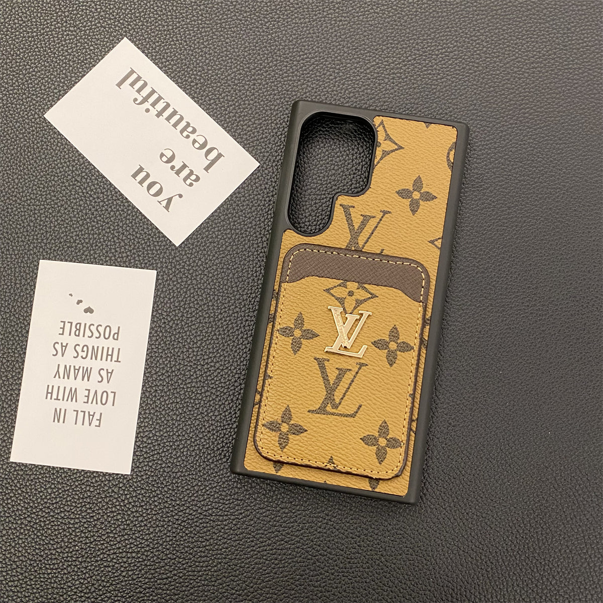 Samsung Galaxy Petite Malle Telefon Cases Holder Monogram Canvas