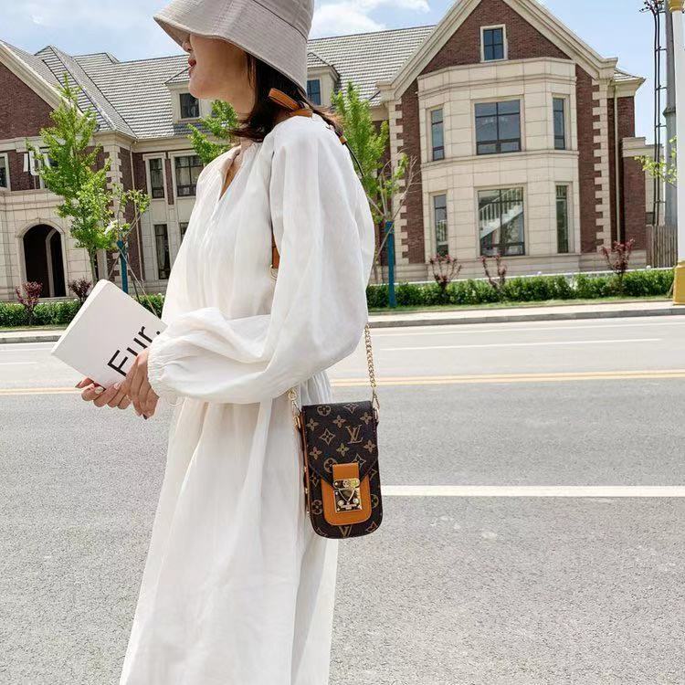 Crossbody Leder -Telefontasche