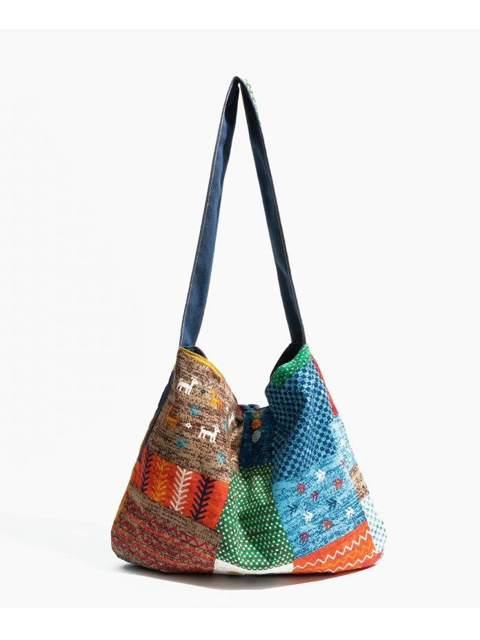 Boho Patchwork Canvas Bag Southle