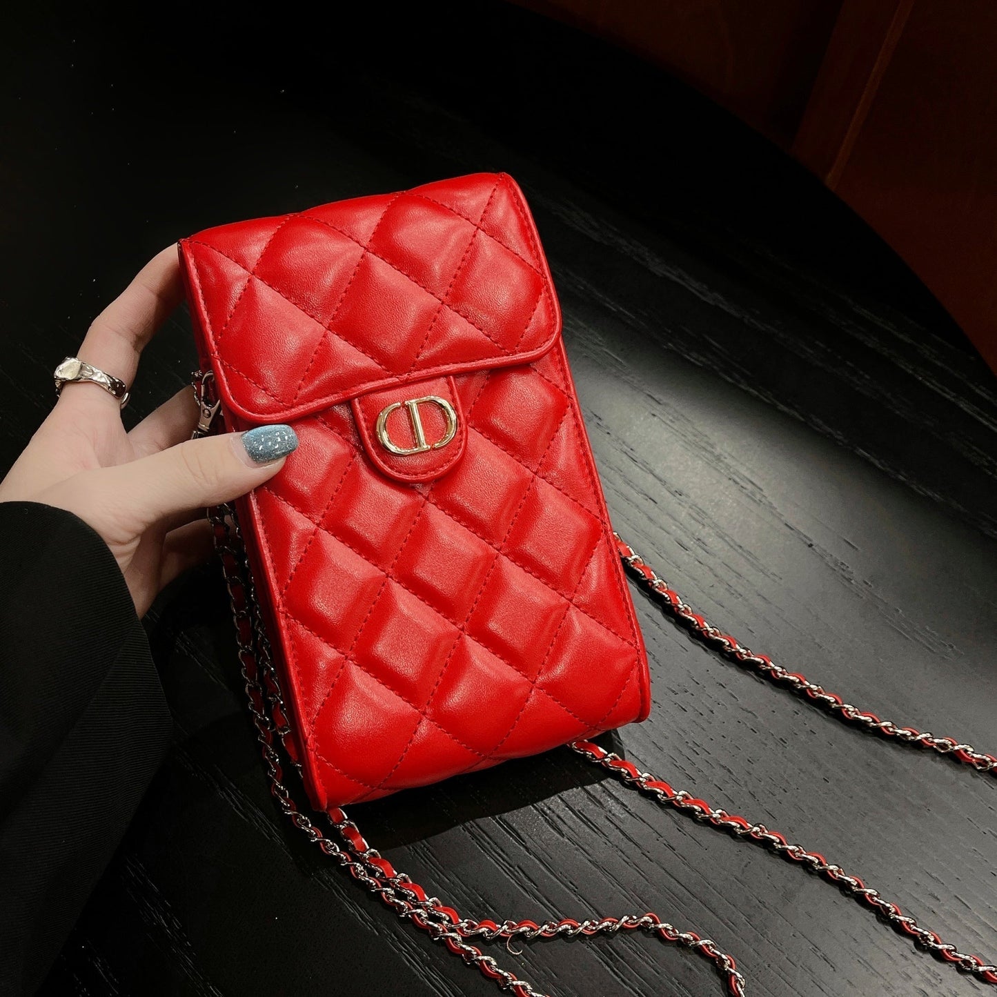 Crossbody Leder -Telefontasche