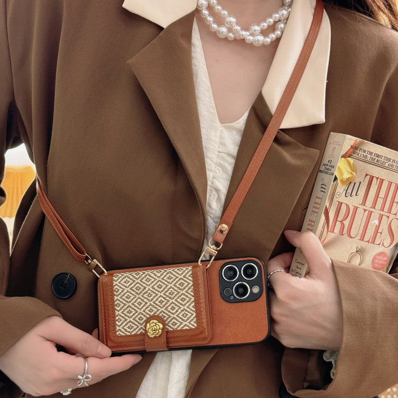 CC CC CAMELLIA Crossbody Case iPhone