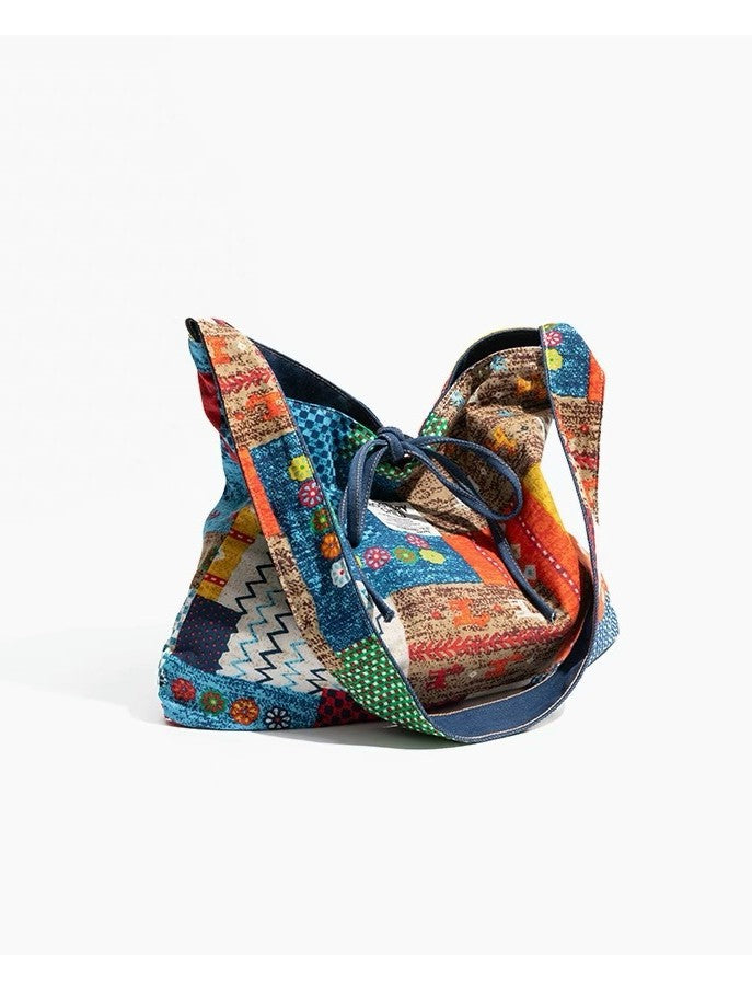 Boho Patchwork Canvas Bag Southle