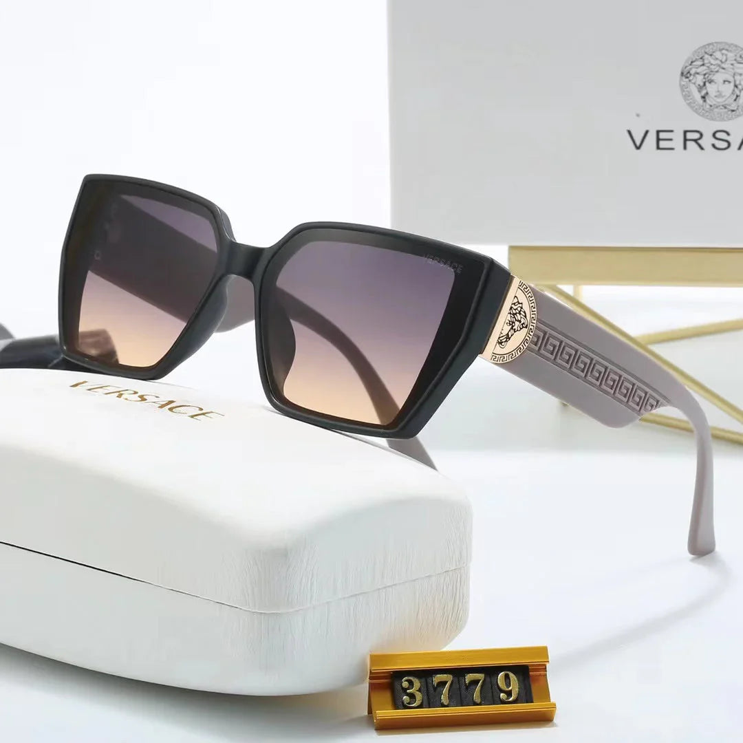 Einfache quadratische Rahmen Sonnenbrille 3779