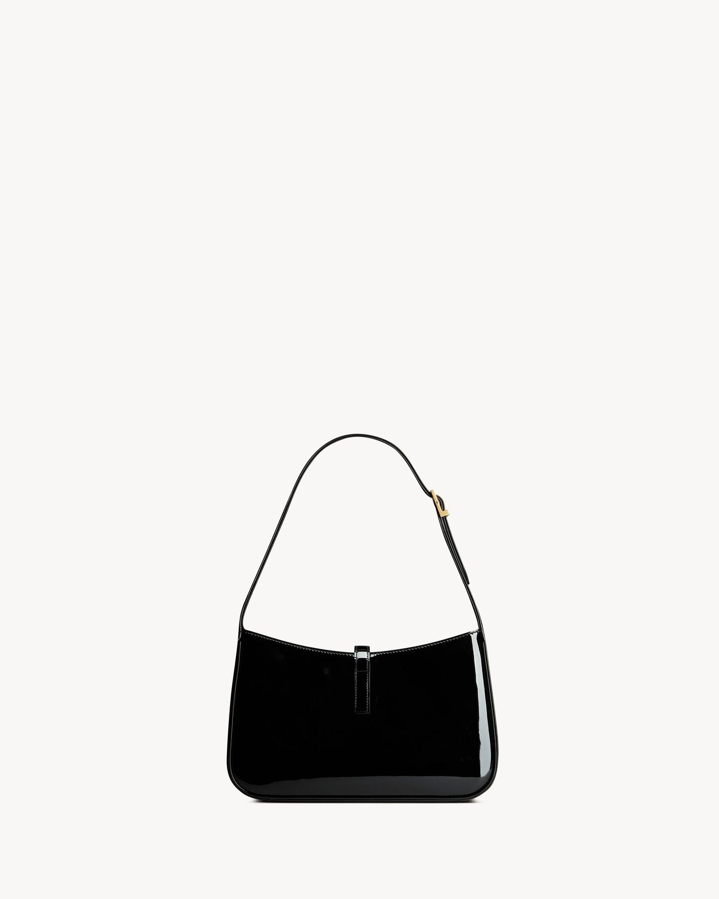 Saint Laurent Le 5 à 7 szabadalmi bőr hobo - Burgundia elegancia