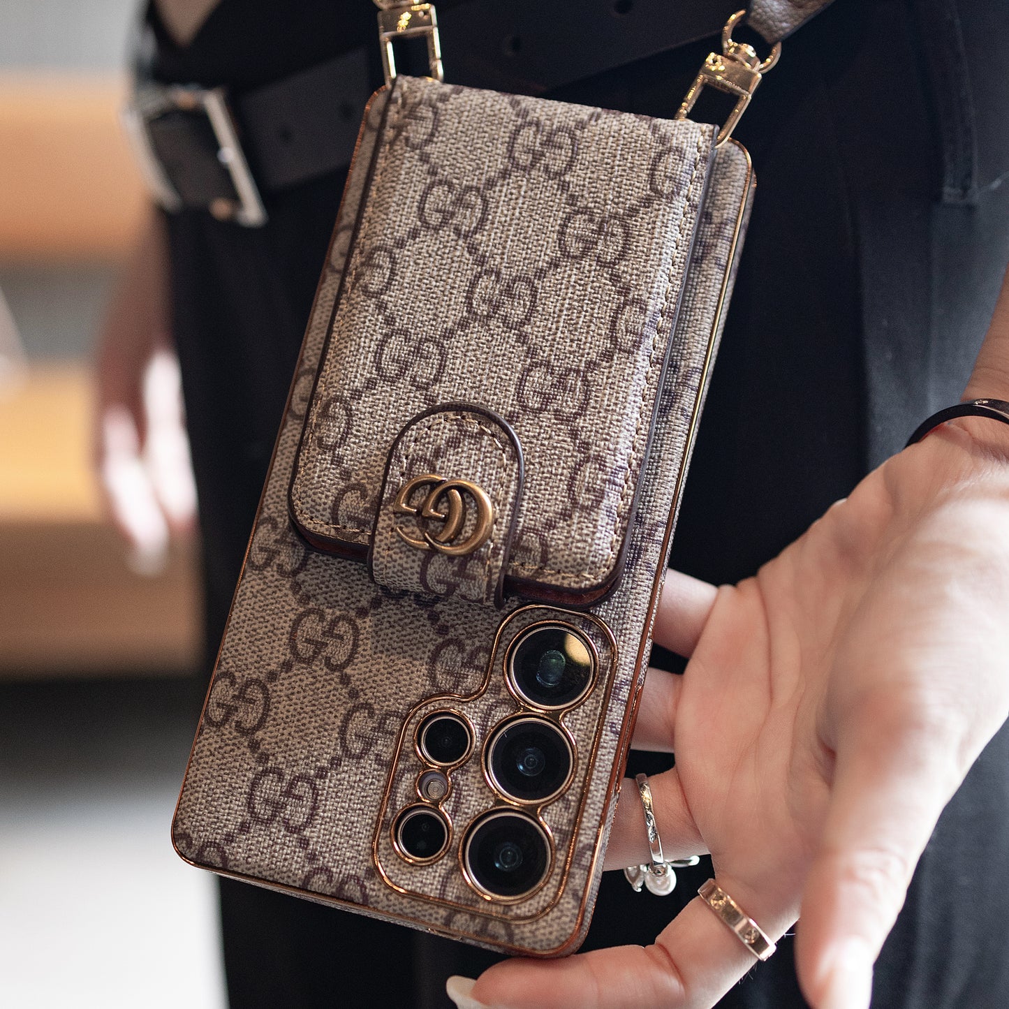 Gucci - Stile Samsung Telefono con supporto per carta