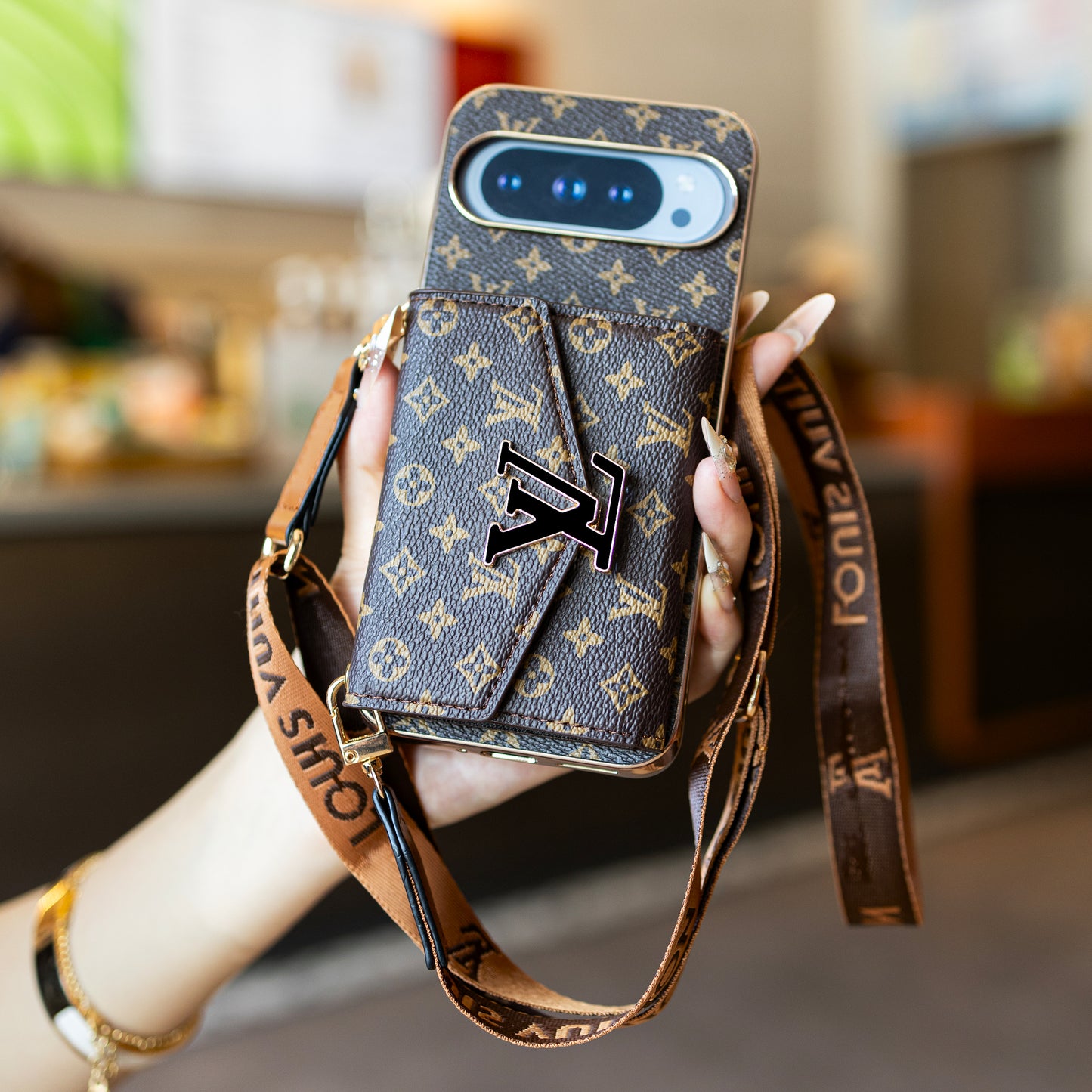 Luxury - Styl Lanyard Google Pixel Phone Case