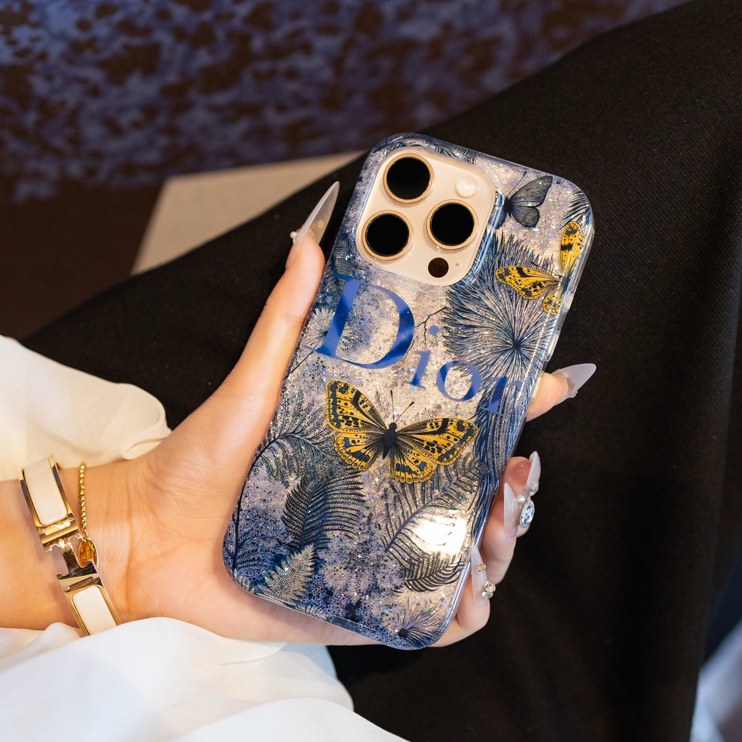 Dr. Butterfly Glam Sparkling iPhone Case