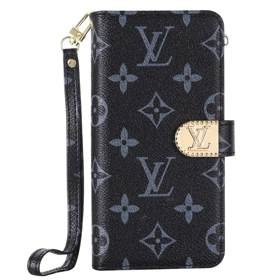 Monogram Canvas Leather Carteira Samsung Casel Case