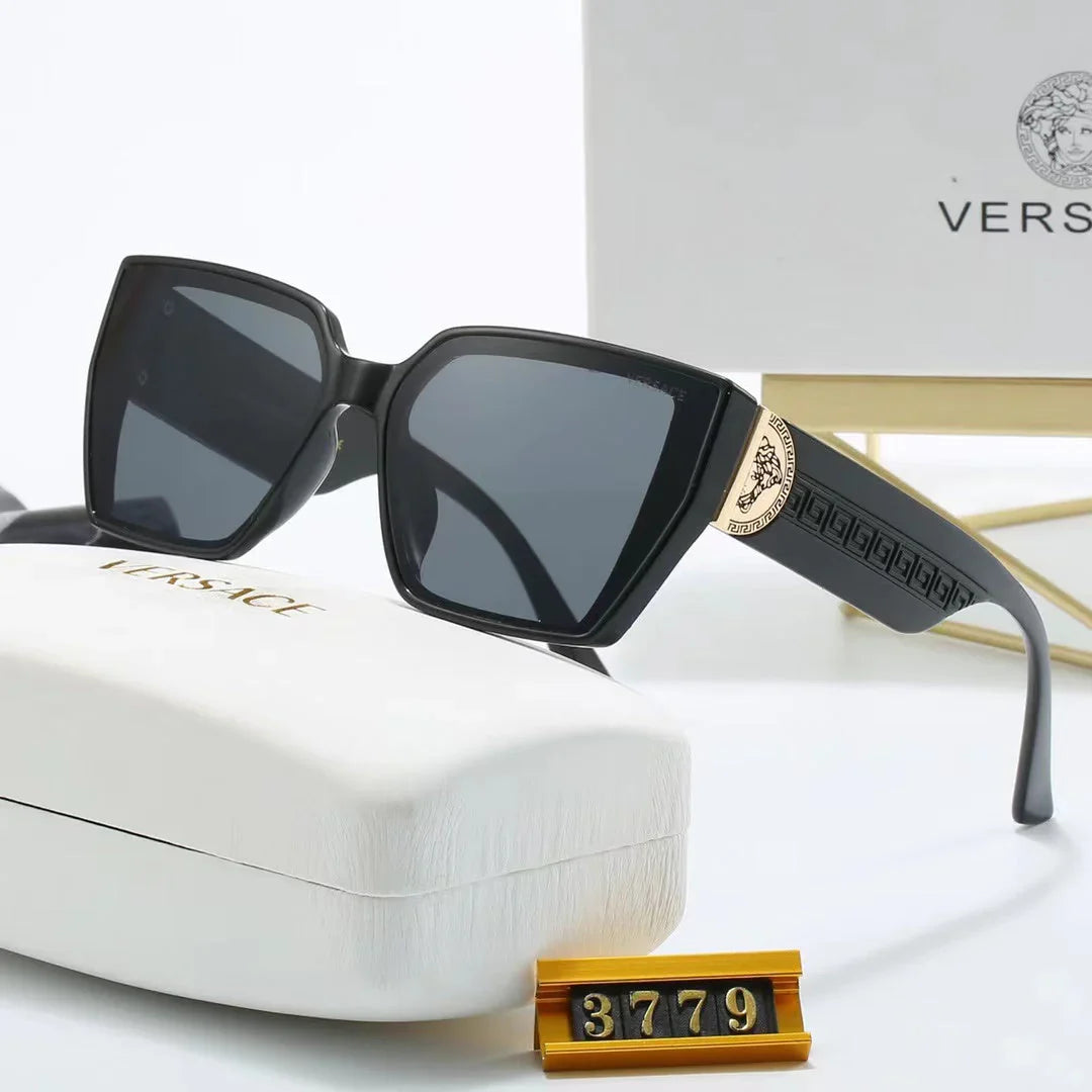 Einfache quadratische Rahmen Sonnenbrille 3779