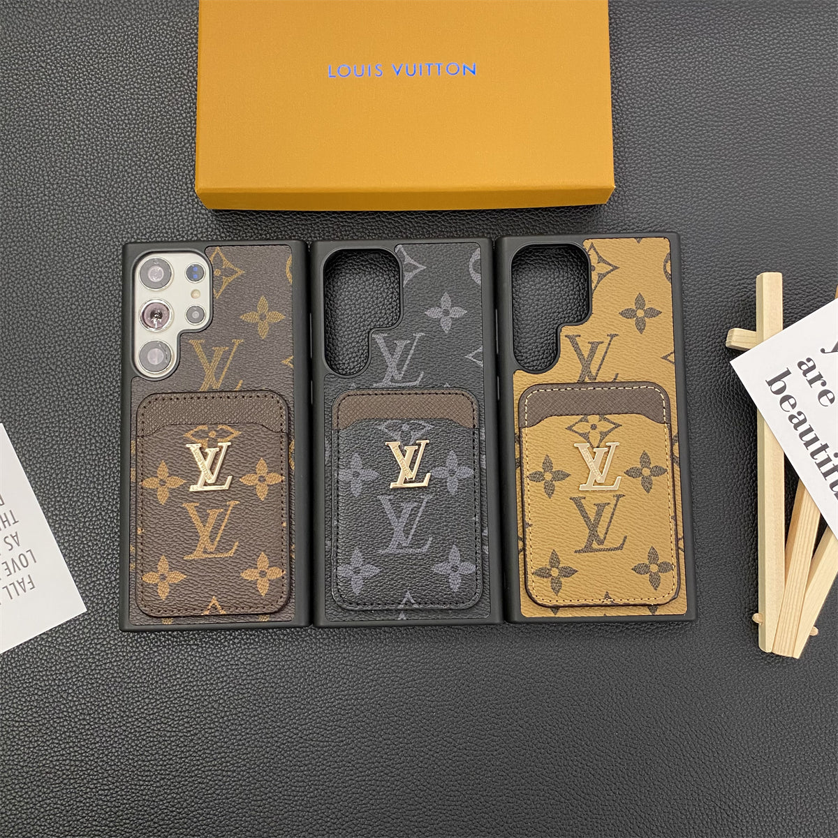 Samsung Galaxy Petite Malle Telefon Cases Holder Monogram Canvas