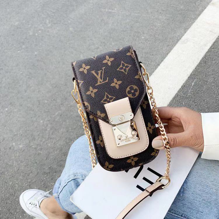 Crossbody Leder -Telefontasche