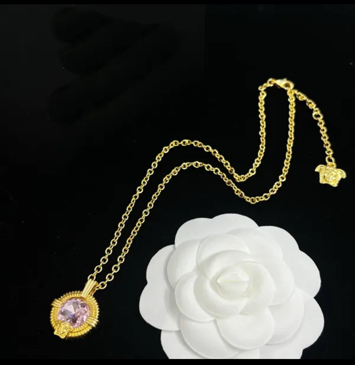 Collana placcata in oro di marca di lusso 18K