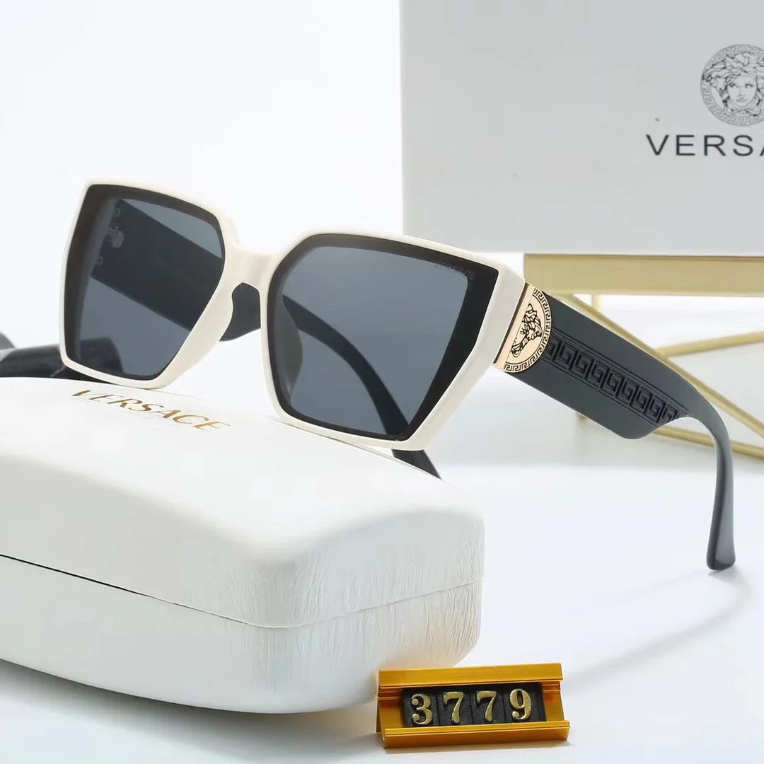 Einfache quadratische Rahmen Sonnenbrille 3779